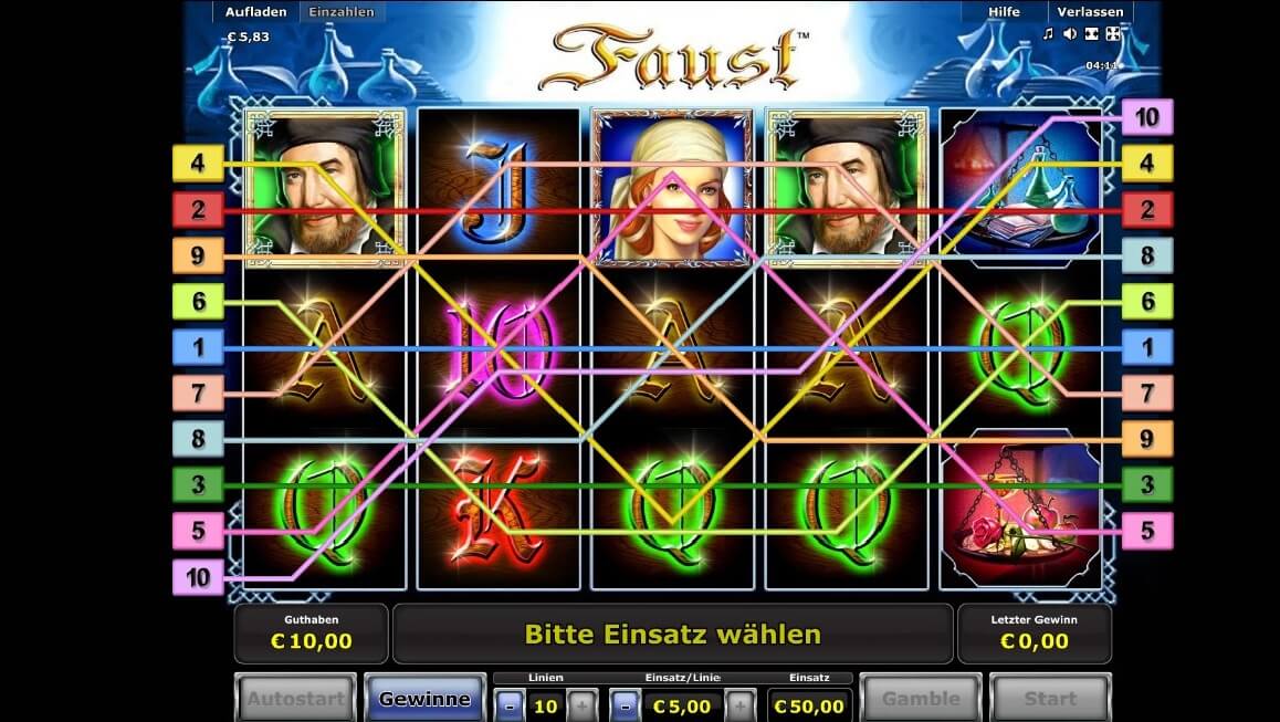 Faust Spielautomaten