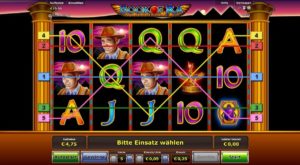 Minimaler Einsatz bei Book of Ra