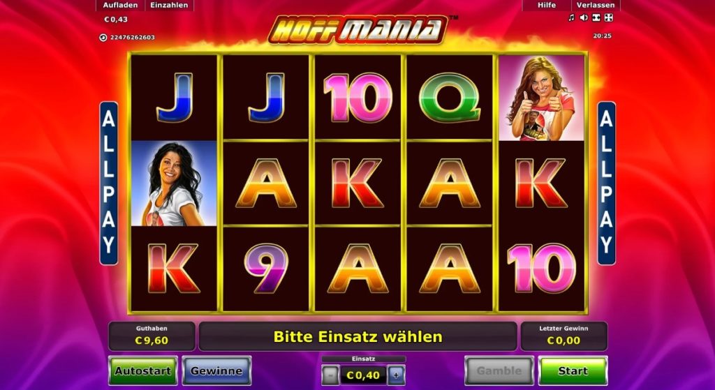 Aufbau des Hoffmania Slots