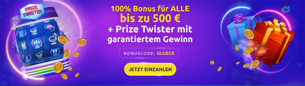 Casino-Bonus bei Drückglück