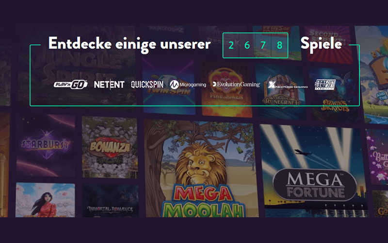 Riesige Spieleauswahl bei Dunder