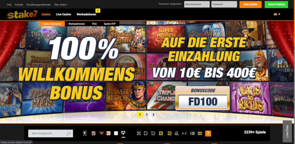 Homepage Stake7