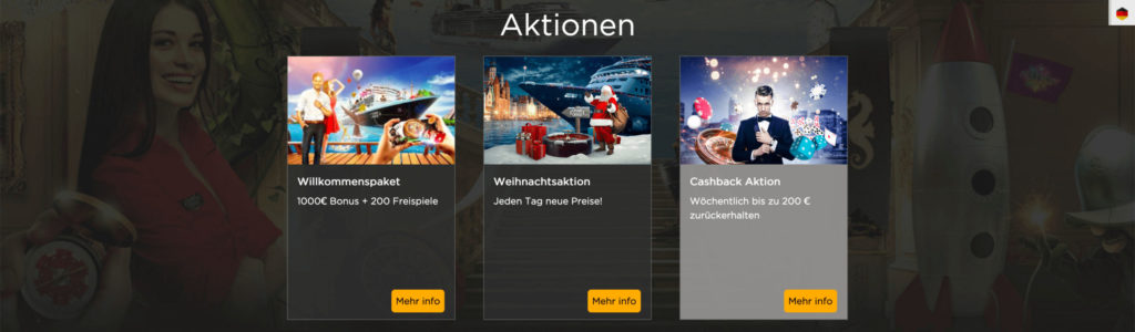 spins cruise aktionen