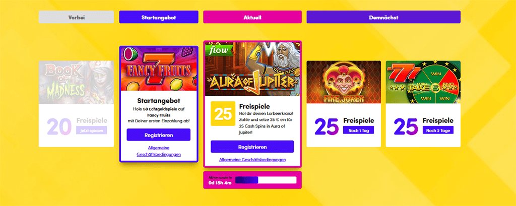 Angebote für Bestandskunden im Hyperino Casino