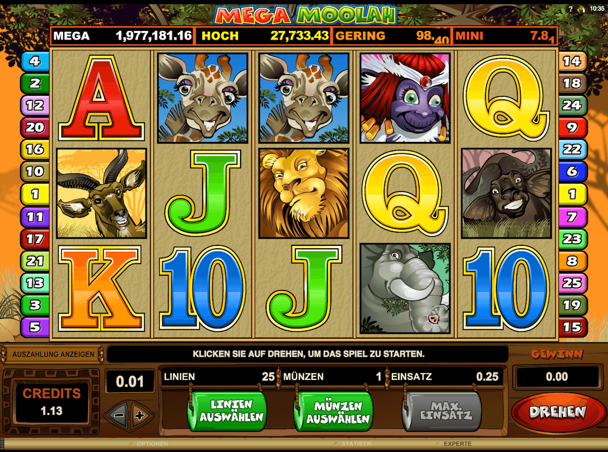 Mega Moolah Slots