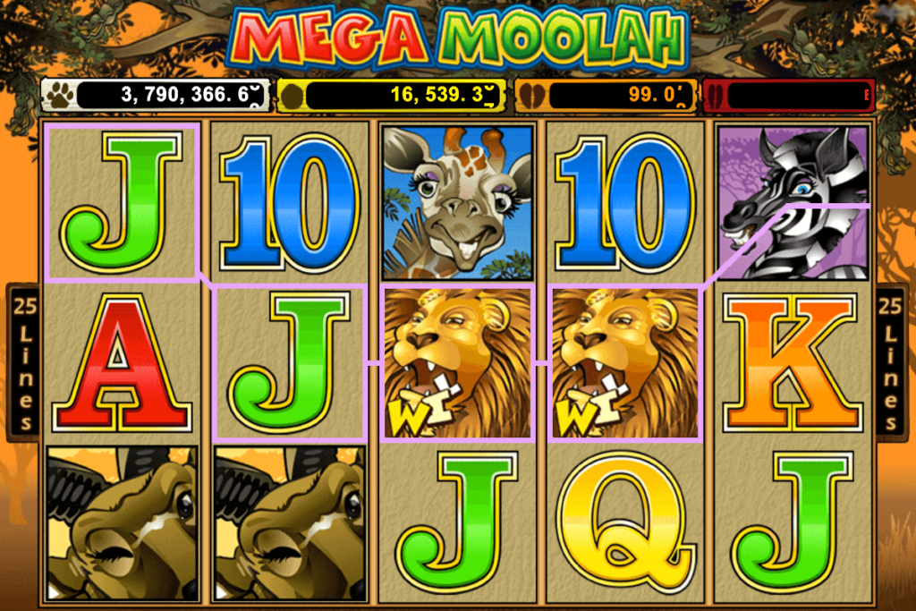 Mega Moolah - EIner der beliebtesten Jackpot Slots