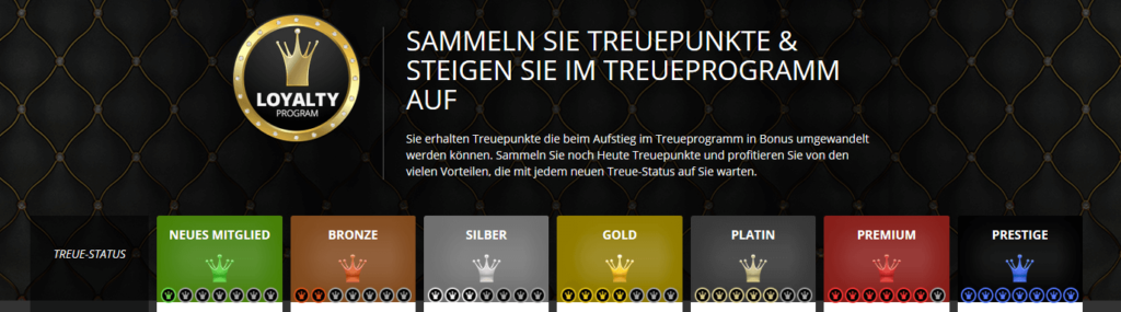VIP Programm im Jackie Jackpot Casino