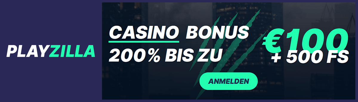 Playzilla Casino Willkommensbonus