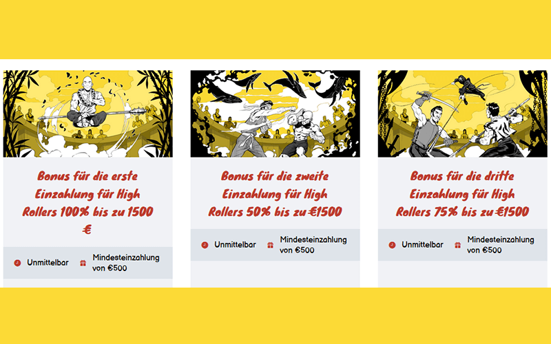 Der Comboslots Highroller Bonus