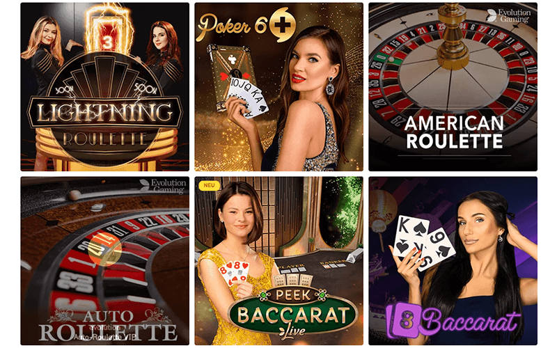 Live Casino bei Comboslots