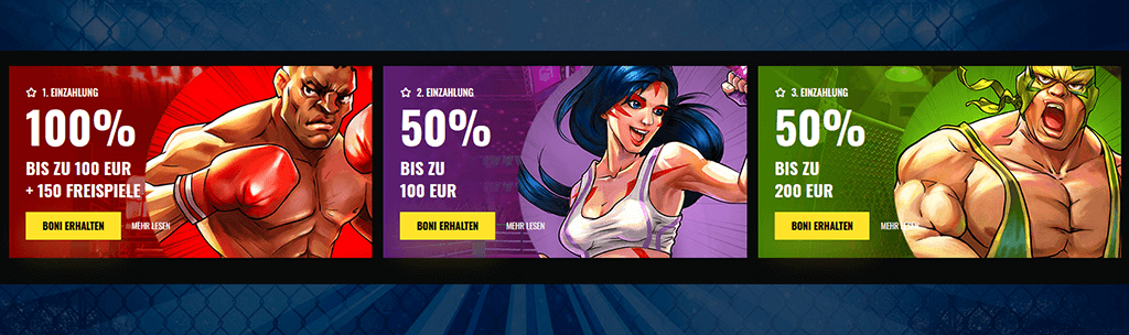 Fightclub Casino Willkommensbonus