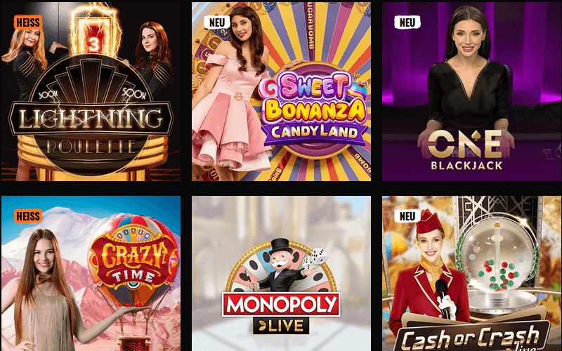Live Spiele im Fightclub Casino