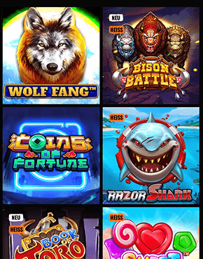 Spieleangebot im Fightclub Casino