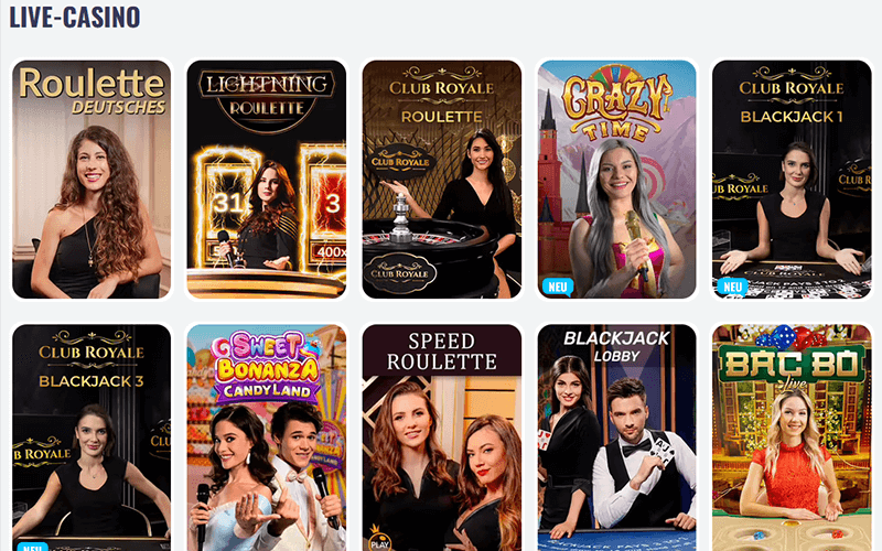 Live Casino bei OhMySpins