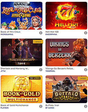 Spieleangebot bei Playouwin