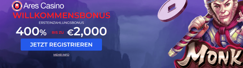 Ares Casino Bonus