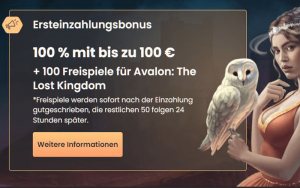 Ersteinzahlungsbonus bei Nationalcasino