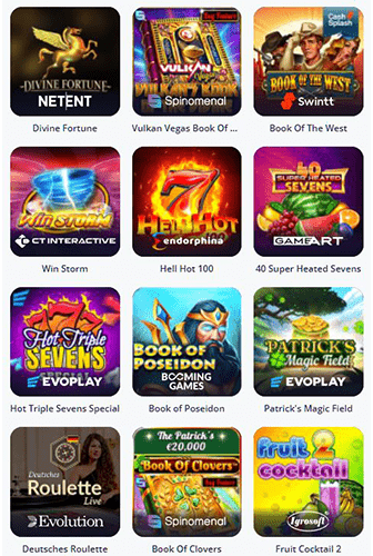 Vulkan Vegas Spiele